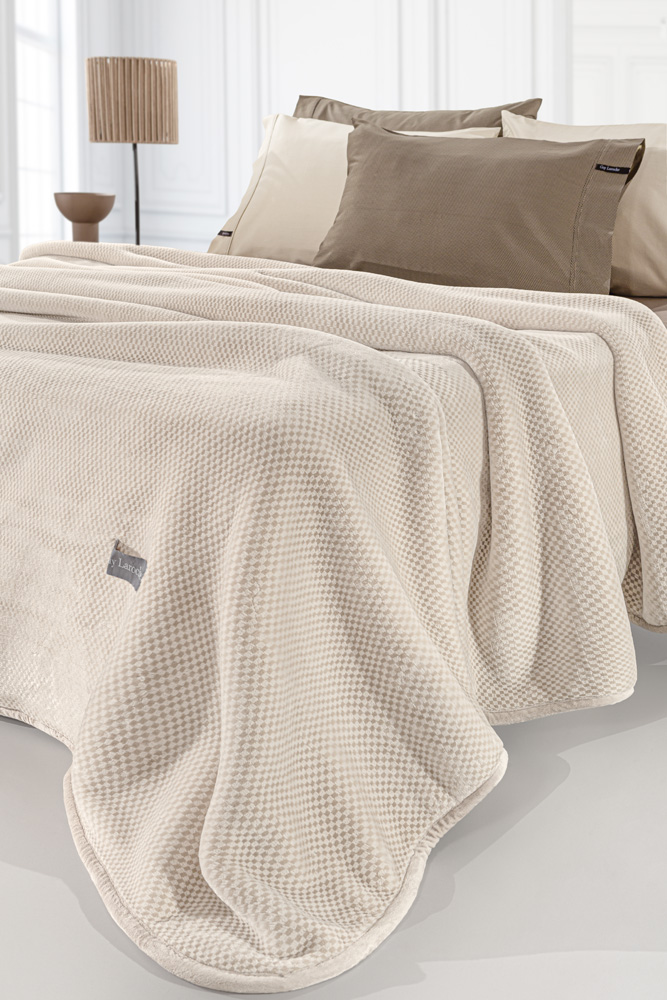 Κουβέρτα Μονή Guy Laroche Cheval 160X220 Perla