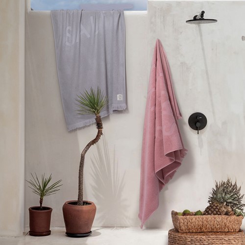 Πετσέτα Θαλάσσης Nef-Nef Stay Salty 90X170 Silver