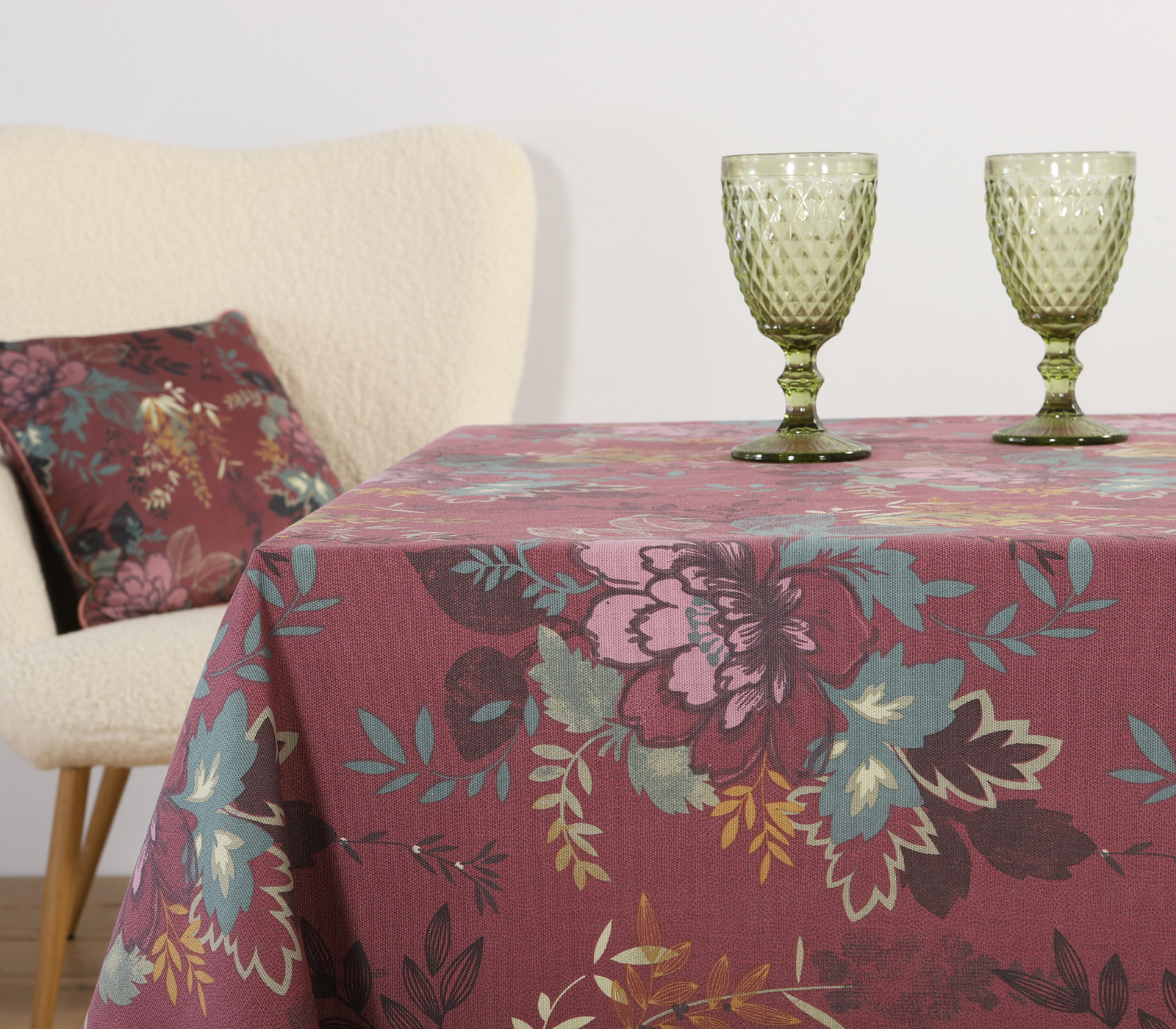 Τραπεζομάντηλο Nef-Nef Homeware Optasia 140x180 Terra