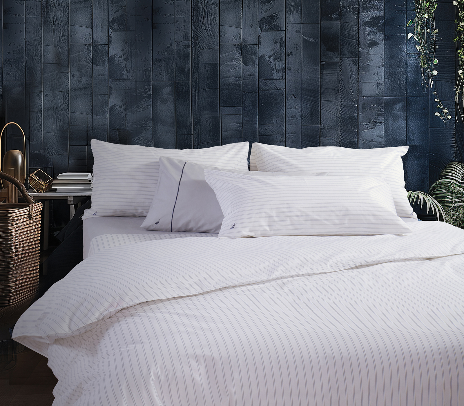  Σετ Σεντόνια Υπέρδιπλα Nef-Nef Homeware Nautica - Nau Coast 240x270 Silver 