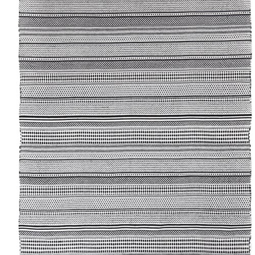 Χαλί Σαλονιού Royal Carpet Urban Cotton Kilim Samaira Black White - 160x230 cm