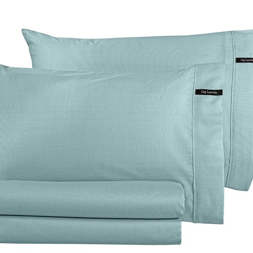 Σεντόνι King Size Μεμονωμένο Guy Laroche Minimal Ocean 180X200+35 Mε Λάστιχο