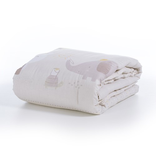 Βρεφικό Κουβερλί Nef-Nef Homeware Happy Days 110x140 Greige