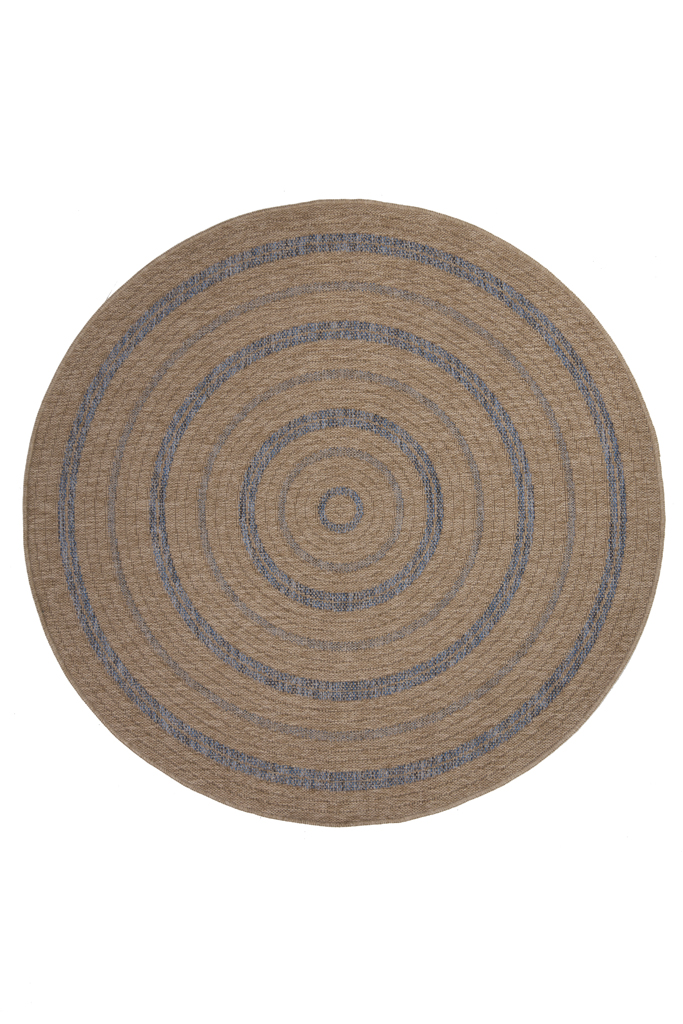 Στρογγυλό Χαλί Καλοκαιρινό (Φ160) Royal Carpet Avanos 8863 Denim