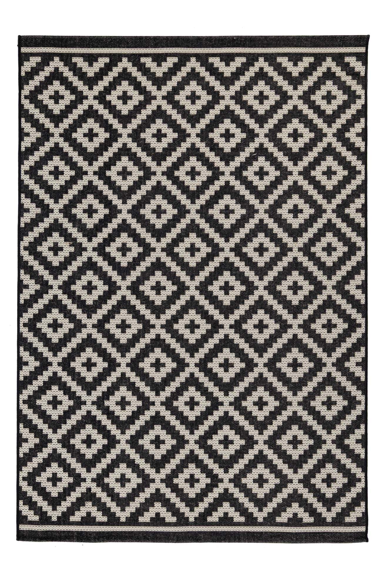 Ψάθα Flox 721K BLACK Royal Carpet - 160 x 230 cm