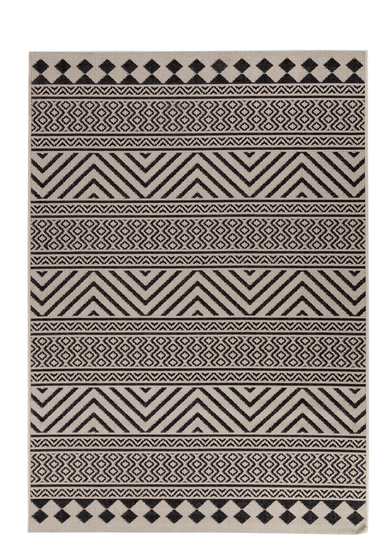Ψάθα Flox BLACK 7525W Royal Carpet - 67 x 140 cm