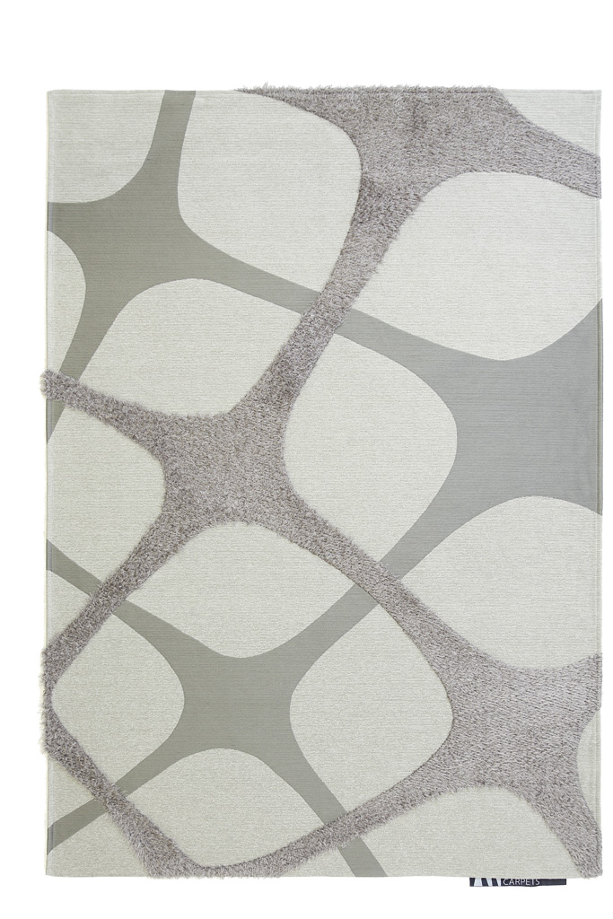 Χαλί Toscana Shaggy INNO WHITE SILVER Royal Carpet - 68 x 220 cm