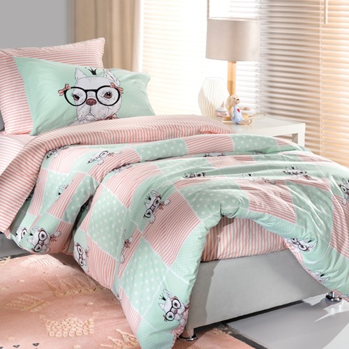 Παιδικά Σεντόνια Μονά (Σετ) Saint Clair Rosie Mint