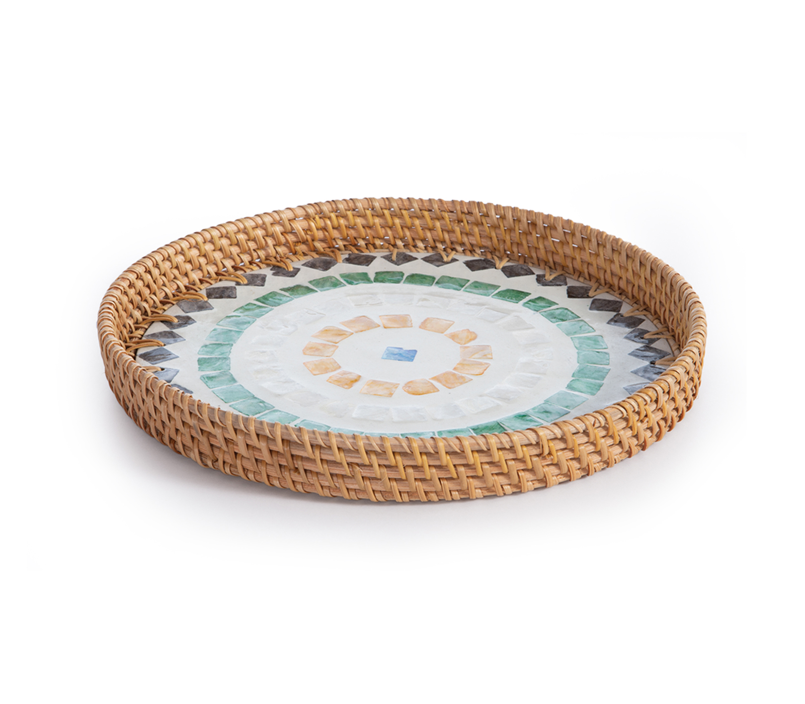Δίσκος Υάκινθου Nef-Nef Homeware Mosaic D28x3,5 Natural 