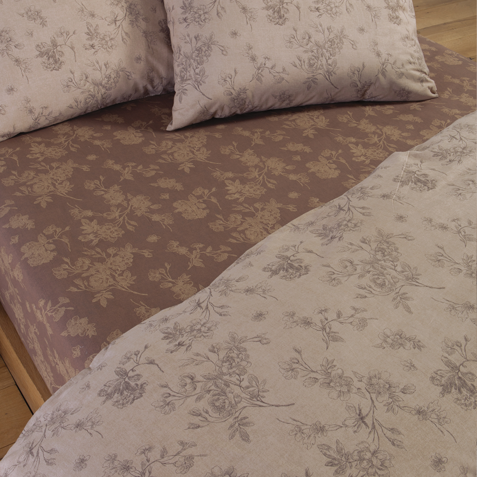 Σεντόνια Mονά Nef-Nef Homeware (Σετ) Βαμβακερά Dream 170X270 Εcru