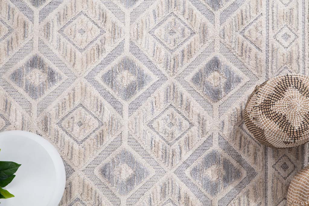 Xαλί Σαλονιού La Casa 712B White L. Grey Royal Carpet 160Χ230