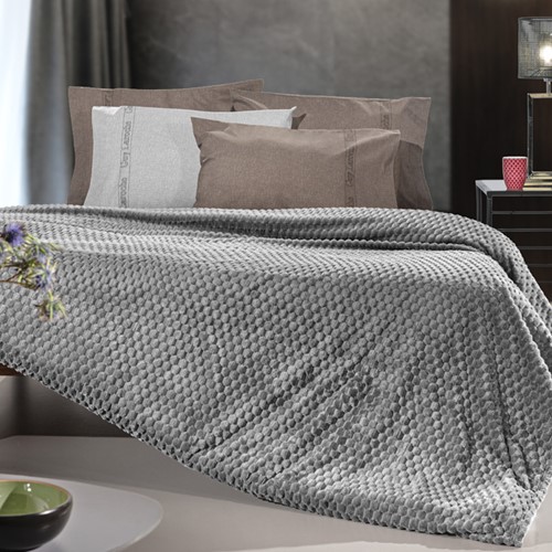 Κουβέρτα Μονή Guy Laroche Smoothie 160x220 Anthracite
