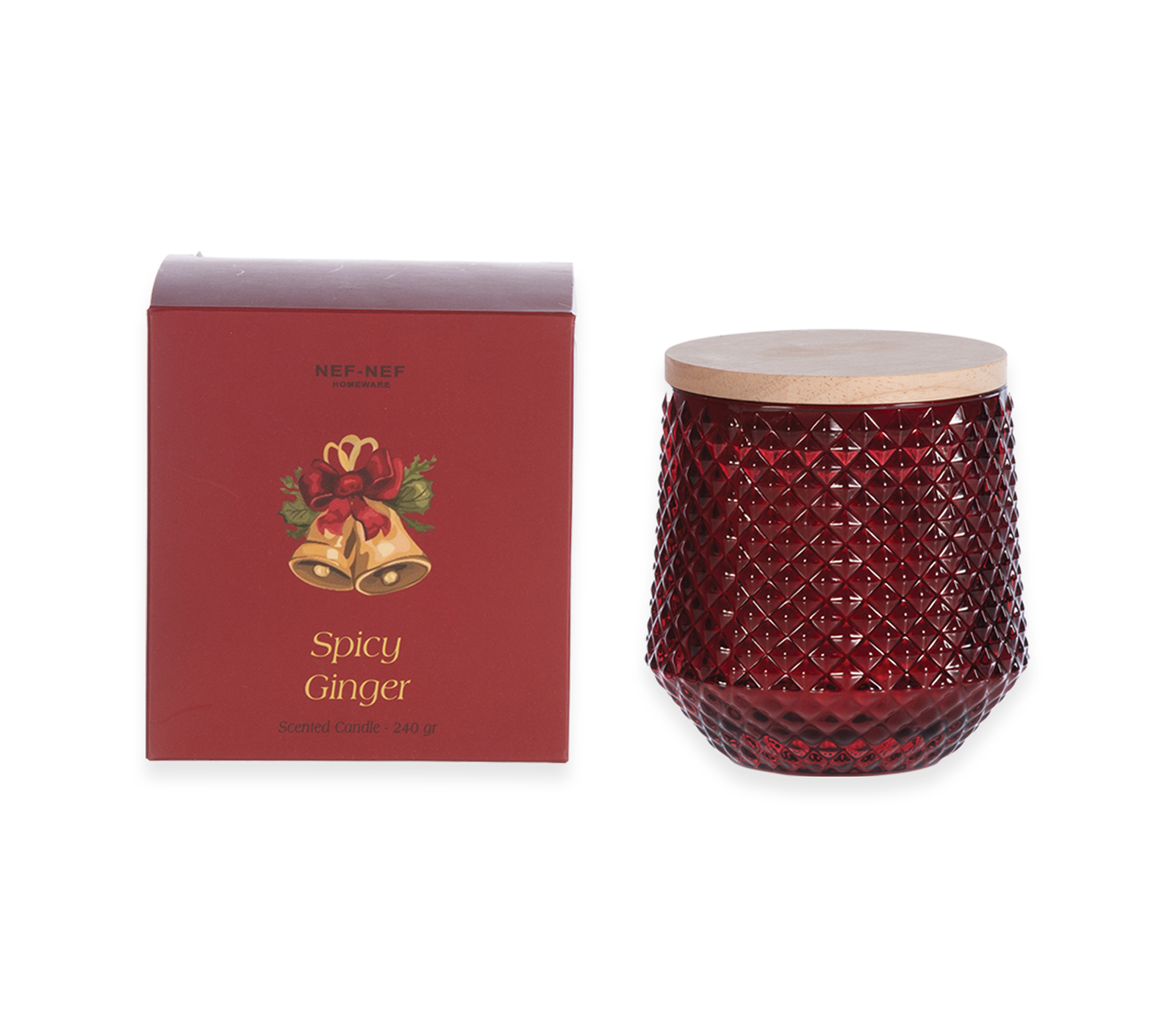 Αρωματικό Κερί Nef-Nef Homeware Spicy Ginger 240gr