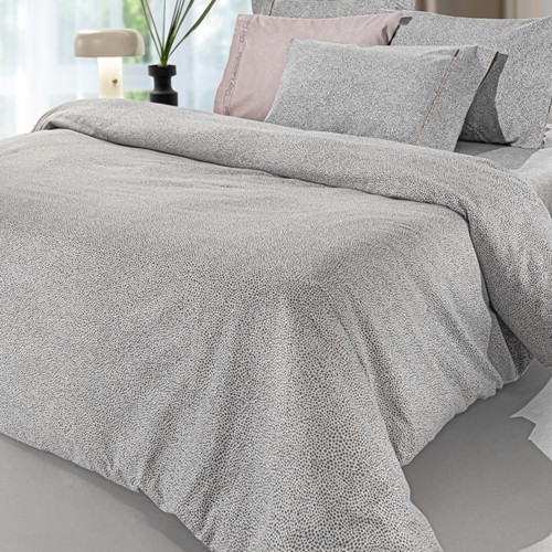 Παπλωματοθήκη Φανελένια Υπέρδιπλη Guy Laroche (Σετ) Laura 225X245 Grey