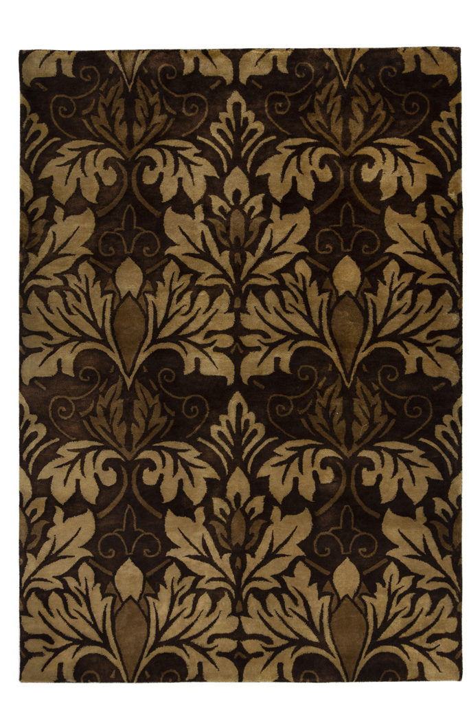 Χειροποίητο Χαλί Aqua DAMASK BROWN Royal Carpet - 160 x 230 cm