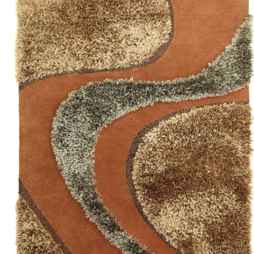 Χειροποίητο Χαλί White Tie 001 BROWN Royal Carpet - 160 x 230 cm