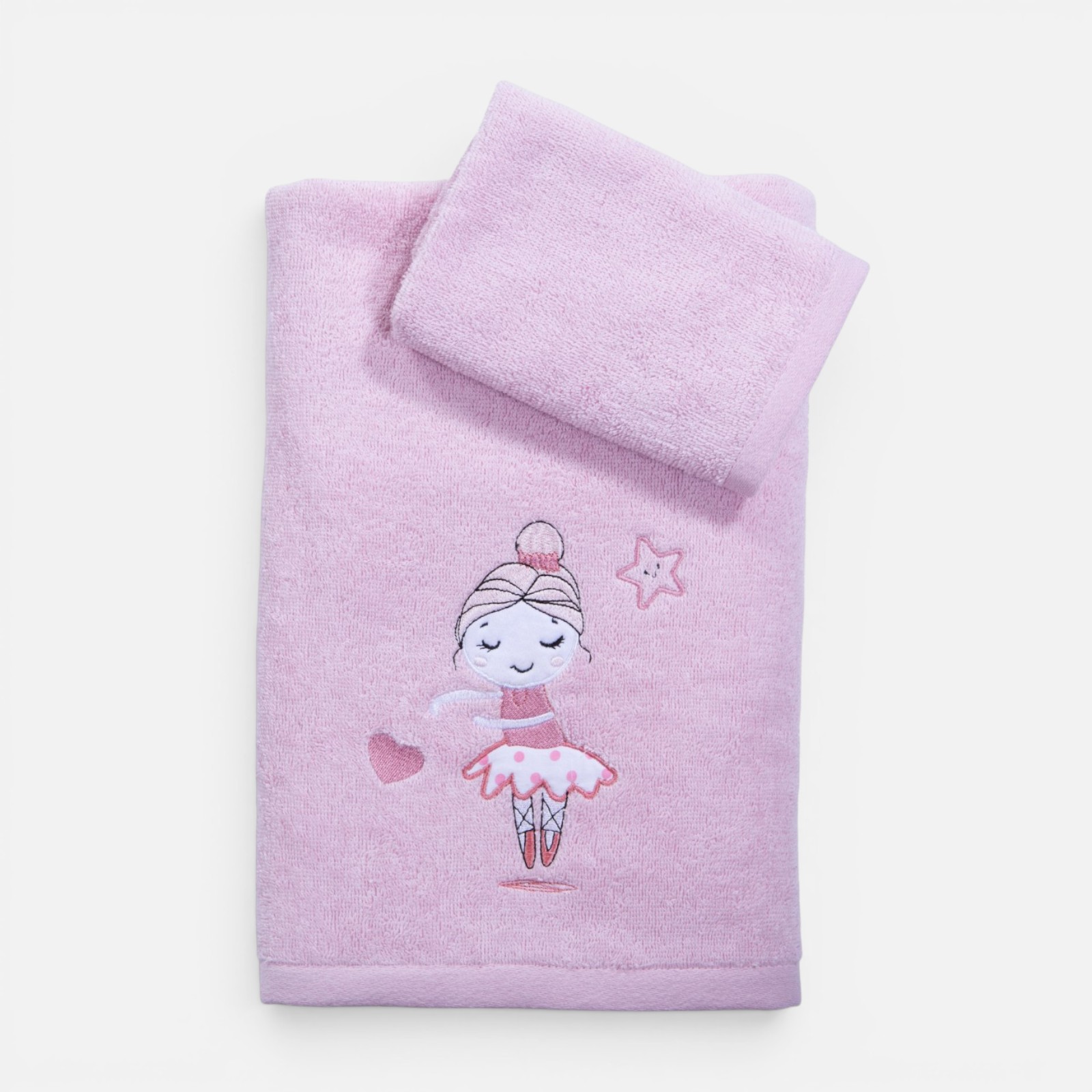 Βρεφικές Πετσέτες Nef-Nef Homeware Σετ 2τεμ. Ballerine World Lilac