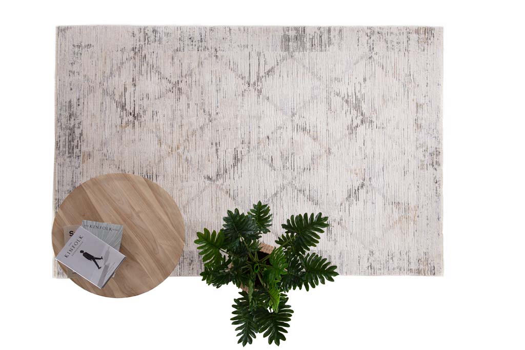 Μοντέρνο χαλί Tokyo 74A L. Grey Royal Carpet 160Χ230