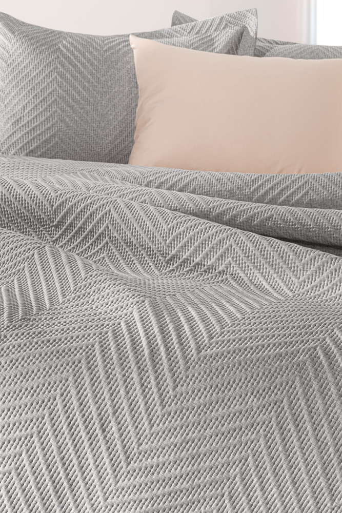 Κουβερλί Μονό Guy Laroche (Σετ) Hamptons 180x240 Grey