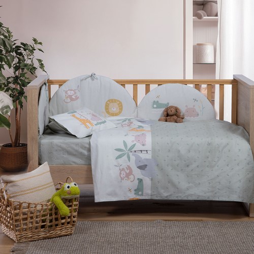 Βρεφικά Σεντόνια Nef-Nef Homeware (3ΤΜΧ) Savana Green