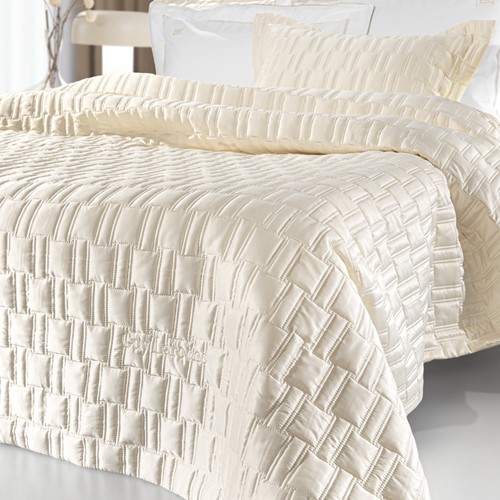 Κουβερλί Υπέρδιπλο Βαμβακοσατέν Guy Laroche (Σετ) Brick Ecru 250X240