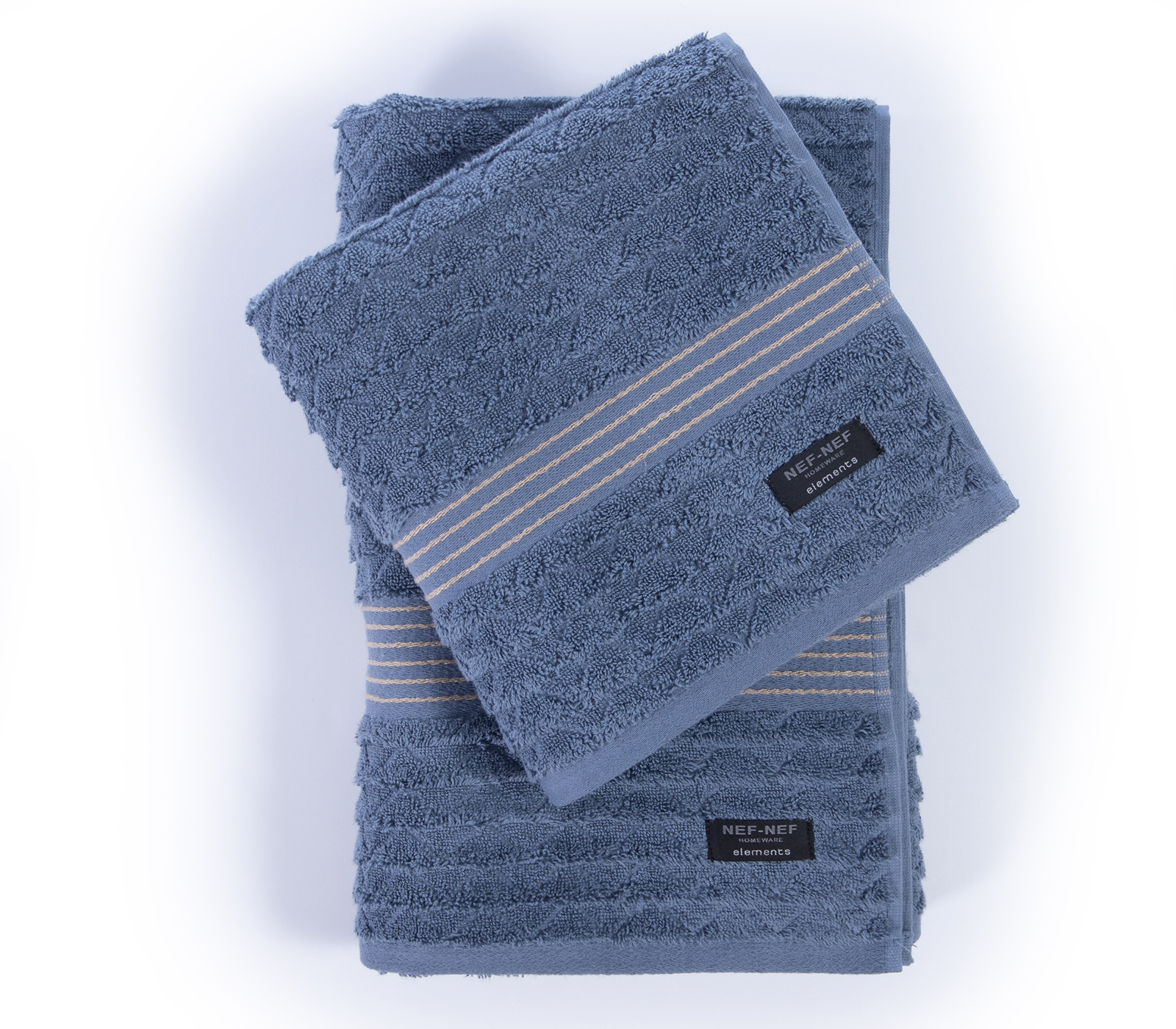 Πετσέτα Σώματος  Nef-Nef Homeware Elements-Elgyn 80X160 Blue