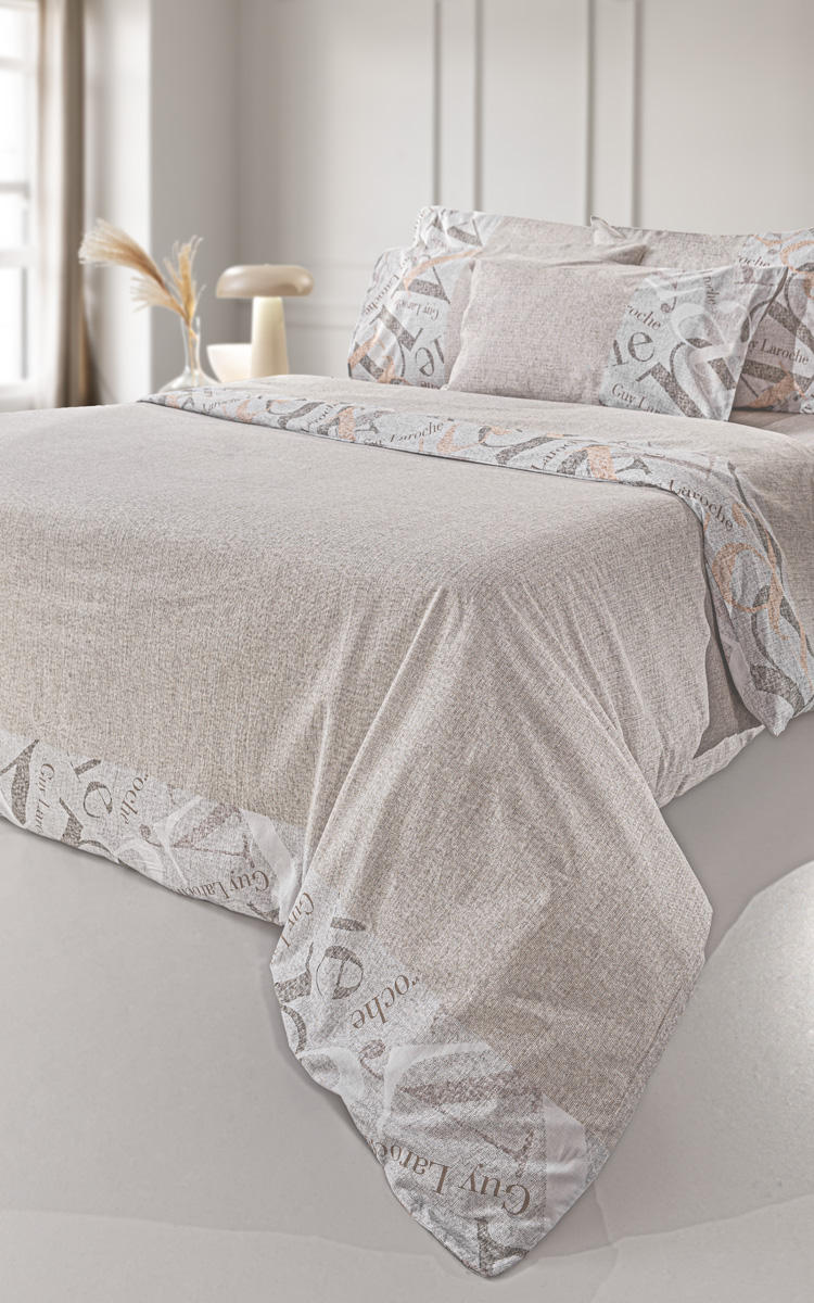 Σεντόνια Υπέρδιπλα Guy Laroche (Σετ) Passport Beige 240X265