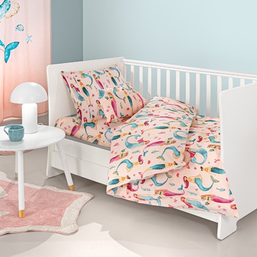 Βρεφικά Σεντόνια Guy Laroche Merida Salmon 115X170