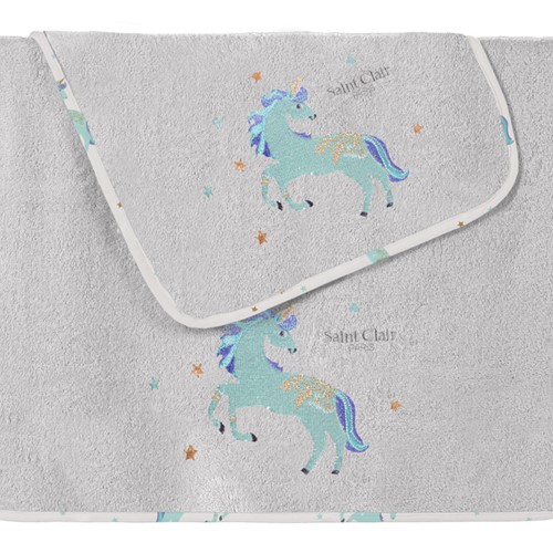 Βρεφικές Πετσέτες Saint Clair (Σετ 2τμχ) Pinto Aqua