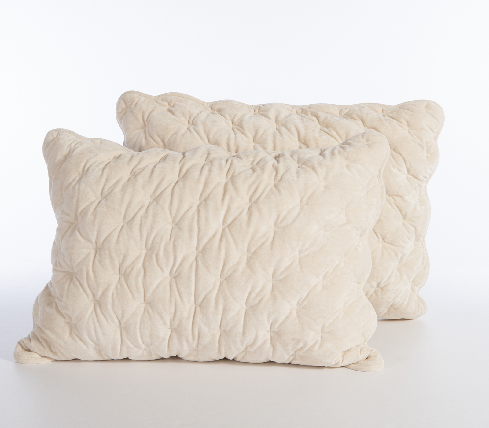 Nef-Nef Homeware Μαξιλαροθήκη Priver Σετ 2 τεμ. 52x72 Ecru