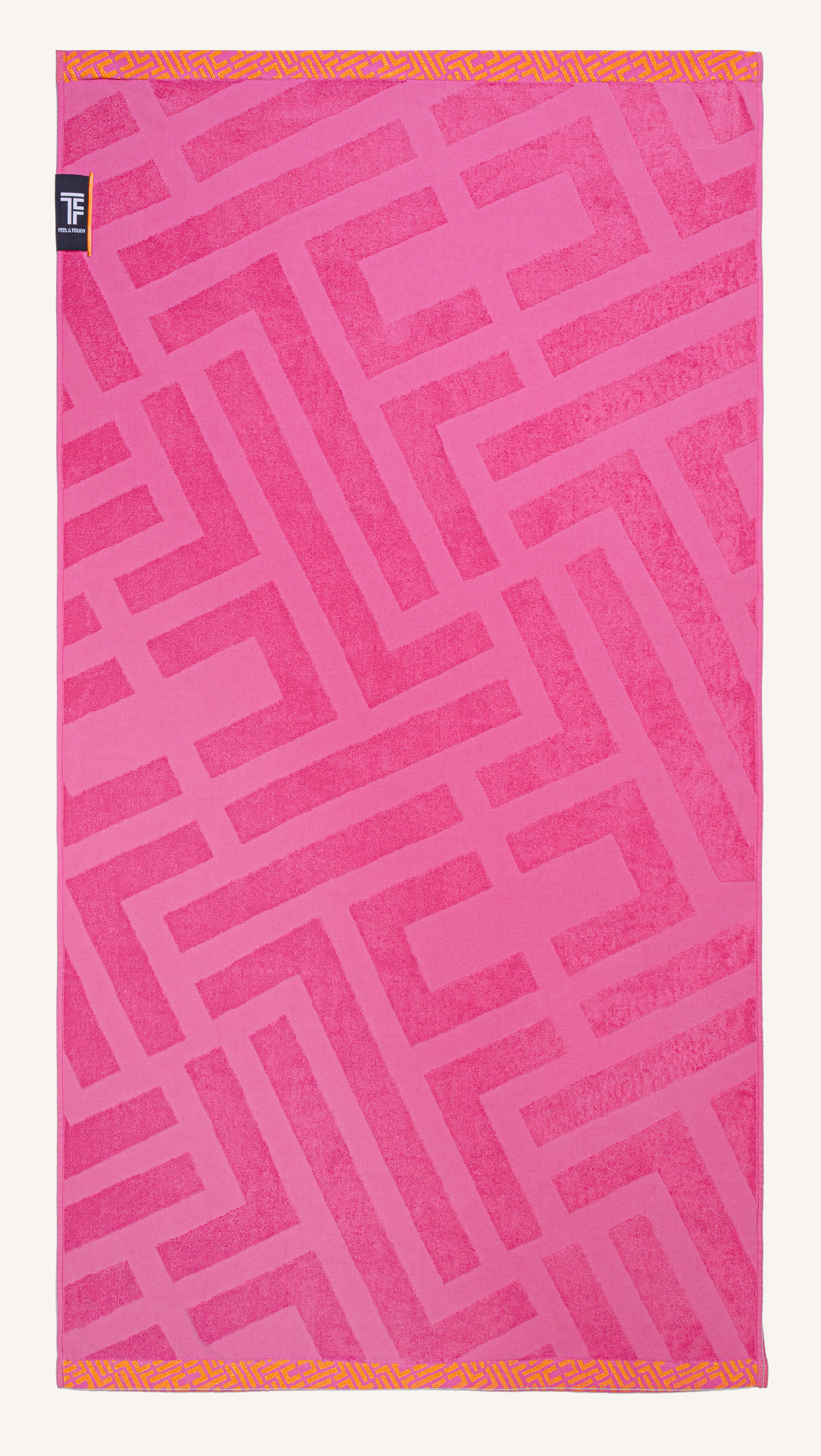 Πετσέτα Θαλάσσης Fresh Feel & Touch Fuchsia (90X180)