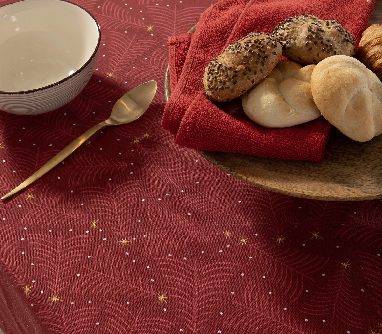 Τραπεζομάντηλο Nef-Nef Homeware December 140X180 Red