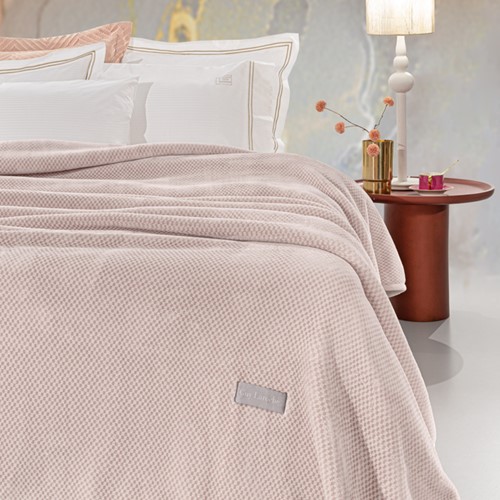 Κουβέρτα Υπέρδιπλη Guy Laroche Cheval 220x240 Pudra