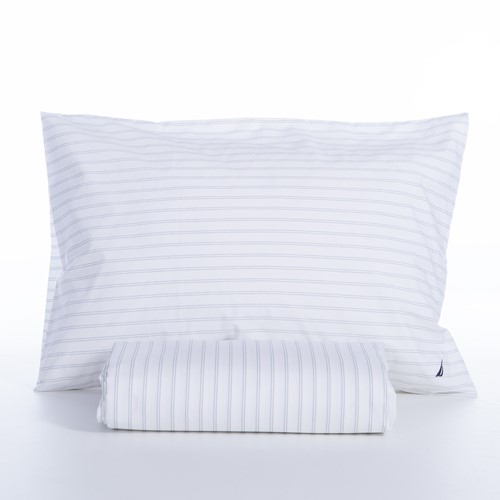 Παπλωματοθήκη Υπέρδιπλη Nef-Nef Homeware Nautica-Nau Coast 220x240 Silver