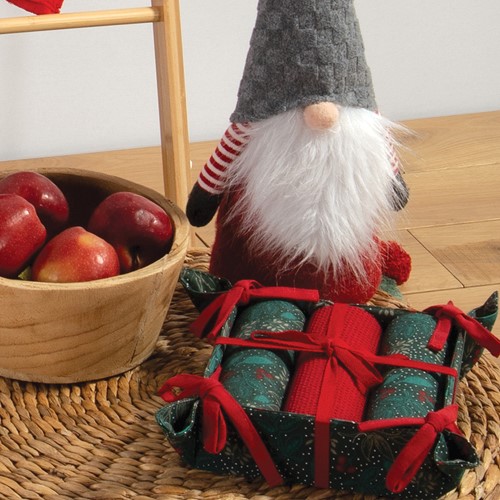 ΧΡΙΣΤΟΥΓΕΝΝΙΑΤΙΚΟ ΚΑΛΑΘΙ LEAVES ΜΕ ΠΟΤΗΡΟΠΑΝΑ ΣΕΤ 3ΤΜΧ NEF-NEF HOMEWARE