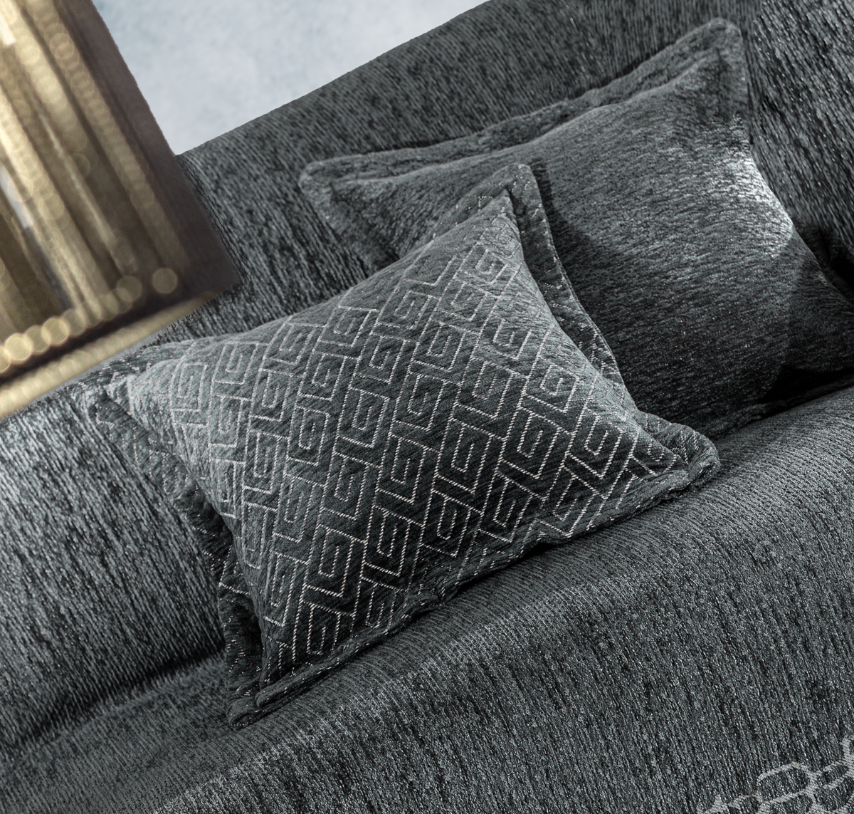 Διακοσμητική Μαξιλαροθήκη Guy Laroche Op-Av-Om Anthracite 50X50 