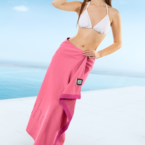 Πετσέτα Θαλάσσης Guy Laroche Double Sangria 90x180