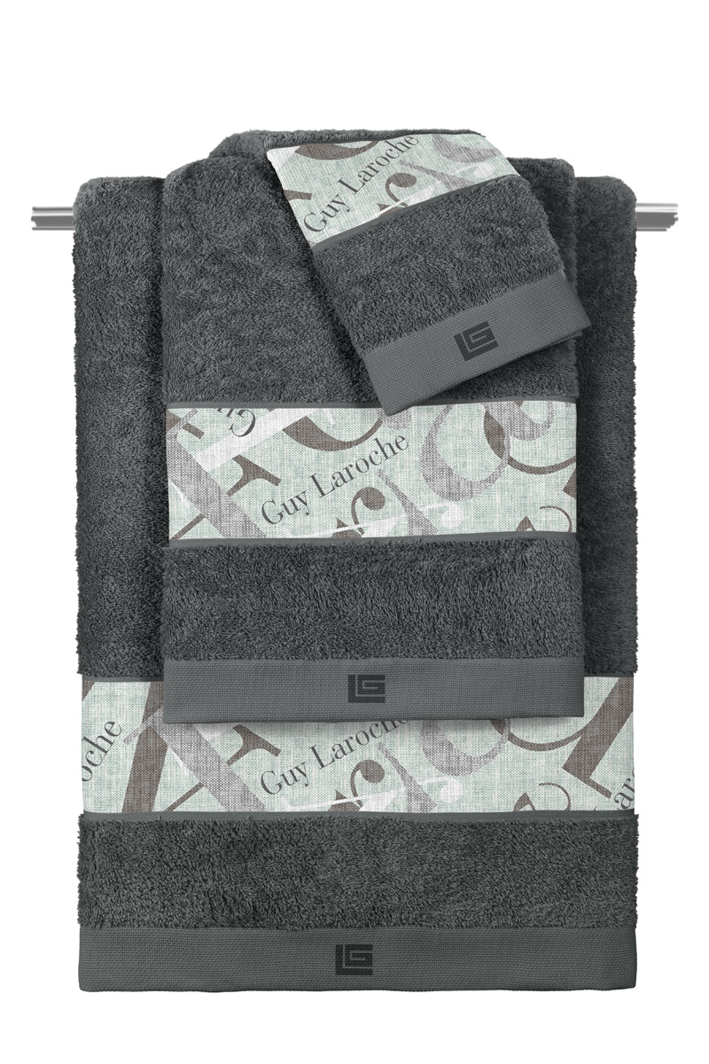 Σετ Πετσέτες Guy Laroche Passport Mint-Anthracite (3ΤΜΧ) 
