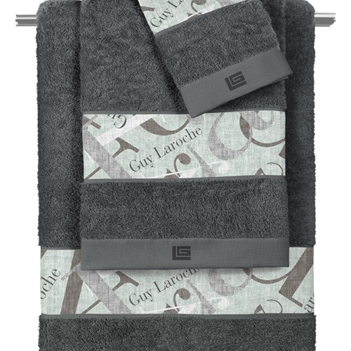 Σετ Πετσέτες Guy Laroche Passport Mint-Anthracite (3ΤΜΧ)