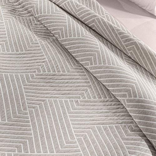 Κουβέρτα Μονή Guy Laroche Lupo 180X260 Beige/ White