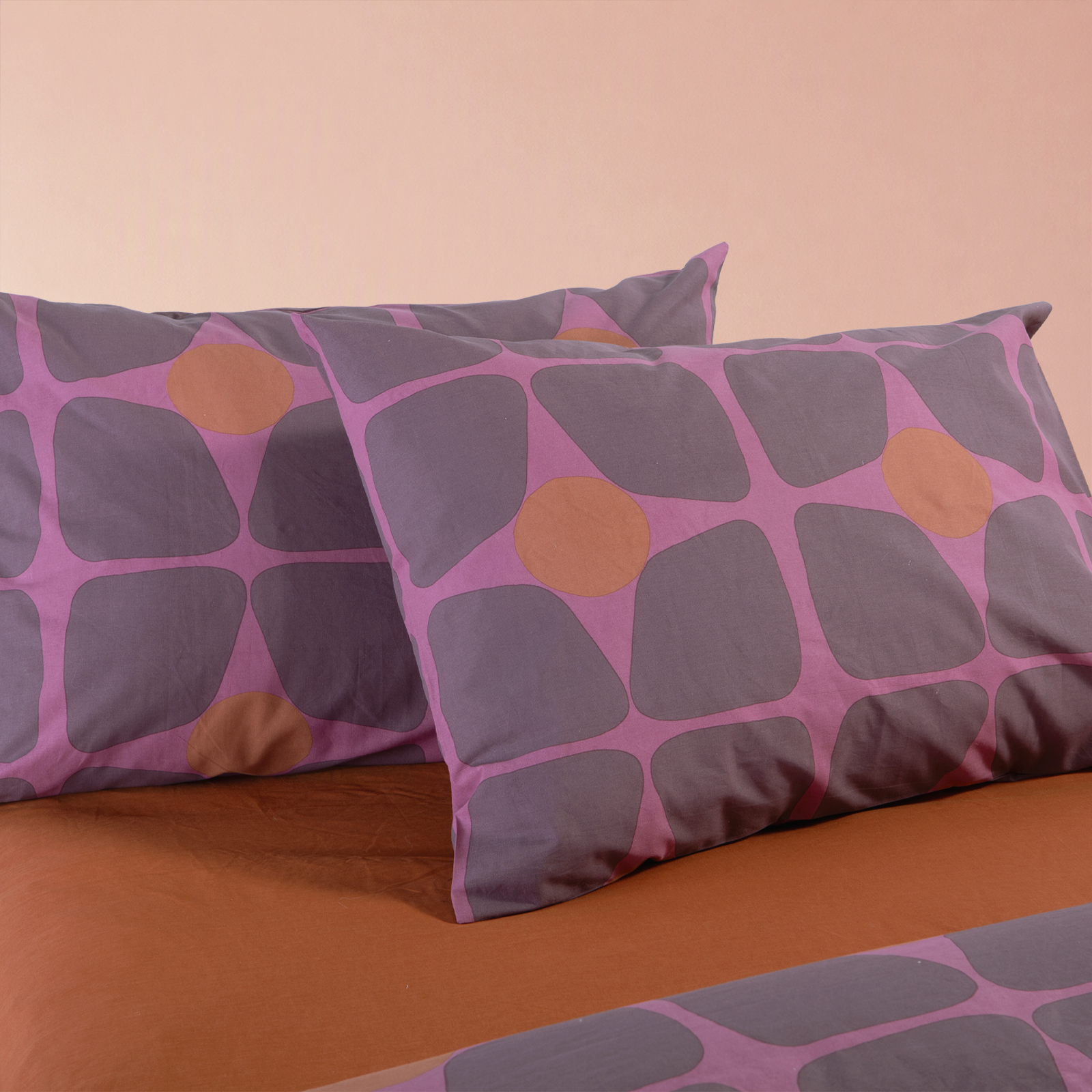 Μαξιλαροθήκη Casual Nef-Nef Homeware Coreo 52x72 Τaupe