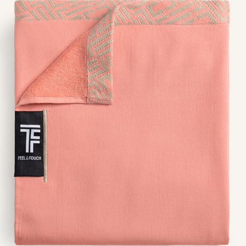 Πετσέτα θαλάσσης Feel and Touch Sunny Papaya 90X180