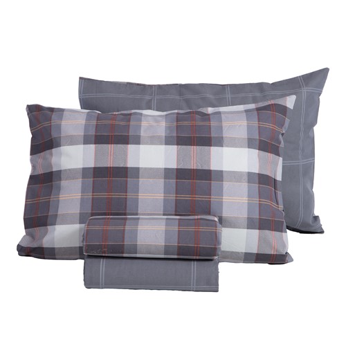 Σεντόνια Υπέρδιπλα Nef-Nef Homeware (Σετ) με λάστιχο Racket 240x270 Denim