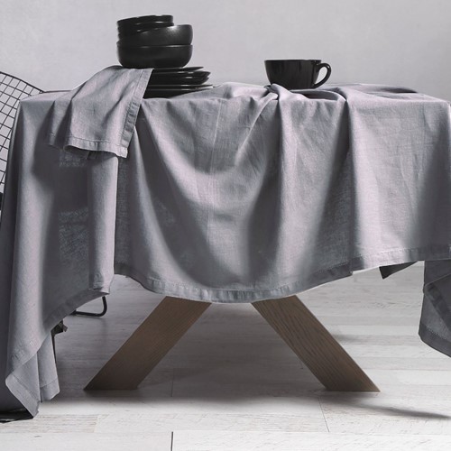 Τραπεζομάντηλο Nef-Nef Cotton-Linen 150X250 Silver