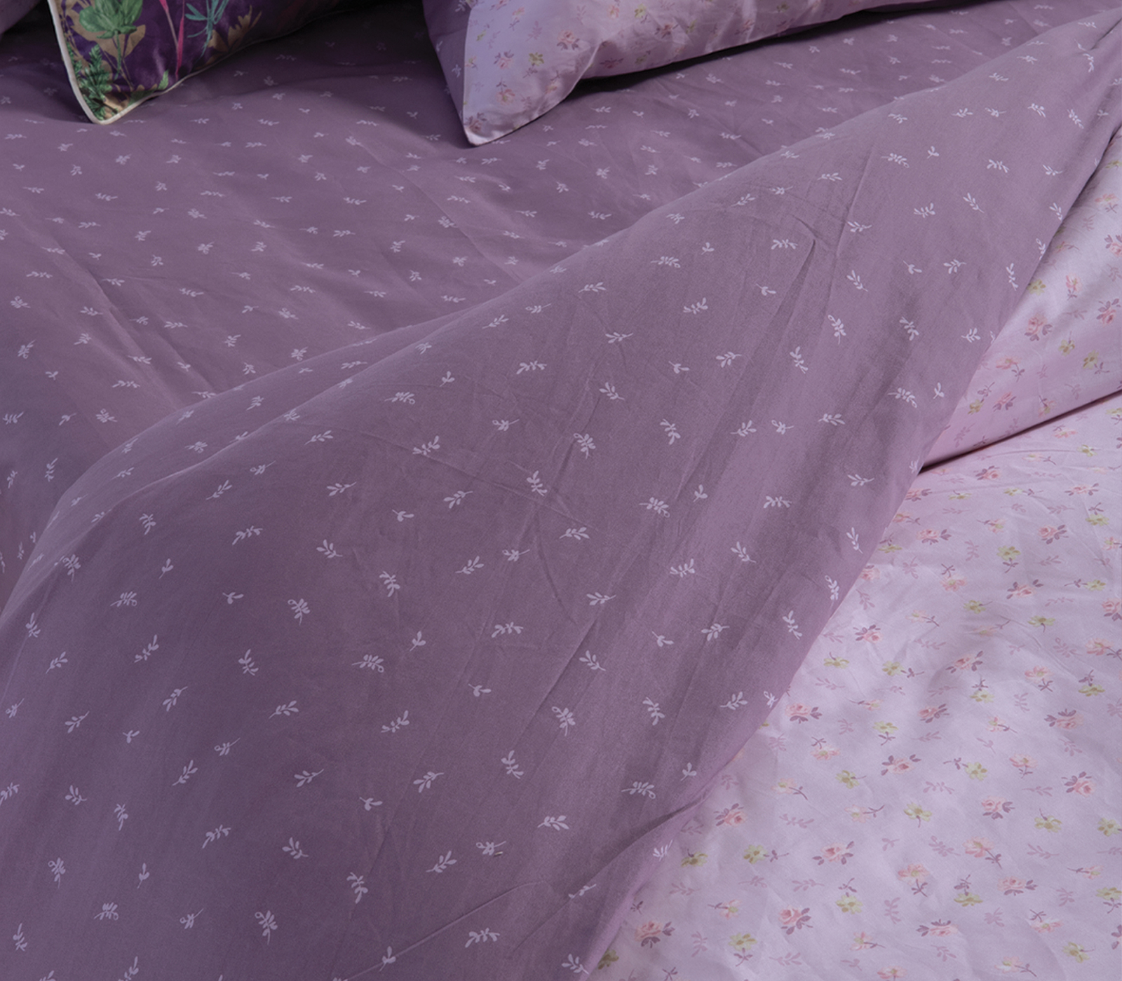 Σεντόνια Μονά Nef-Nef Homeware (Σετ) Με λάστιχο 170Χ270 Lorelay Lilac