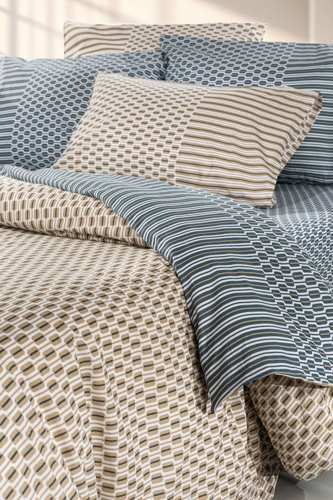 Σεντόνια Μονά Guy Laroche (Σετ) Gelleon Azul 170X200+32 με λάστιχο