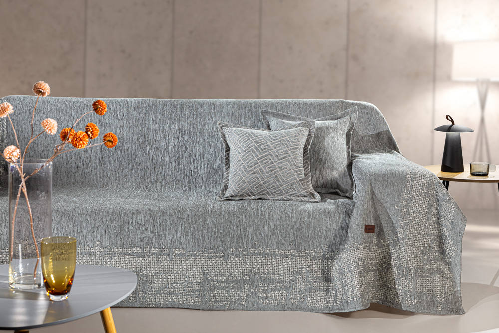 Ριχτάρι Πολυθρόνας Guy Laroche Perth 180X150 Anthracite