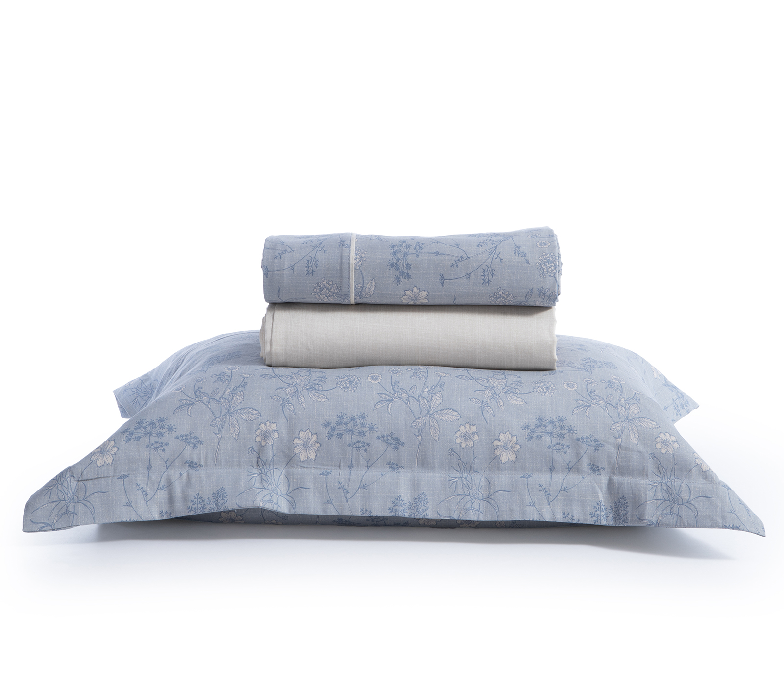 Σεντόνια Υπερδιπλα Nef-Nef Homeware (Σετ) Vista 240X270 L.Blue