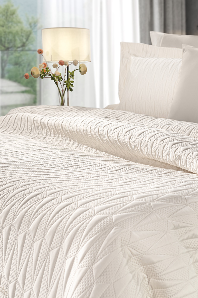 Kουβερλί Υπέρδιπλο Guy Laroche (Σετ) Ruby 240x250  Ivory 