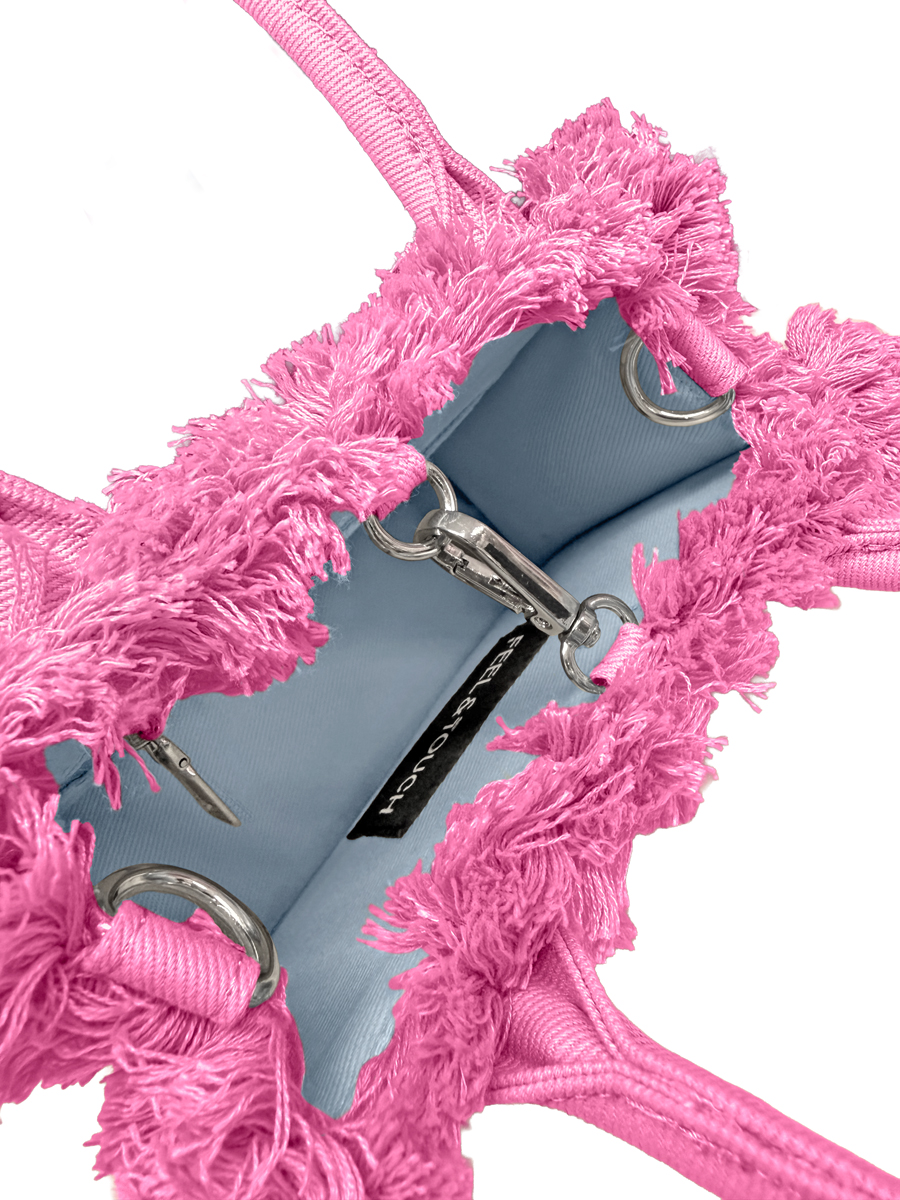 Tσάντα Xειρός Feel an Touch Caribbean Pink